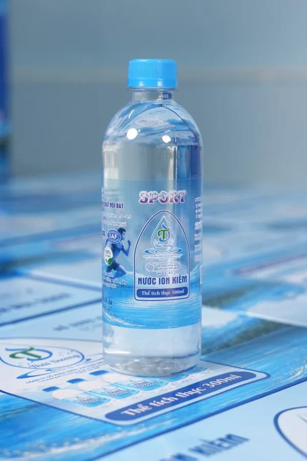 Nước Uống Ion Kiềm Thái Dương Sport 500ml (Nắp xanh)